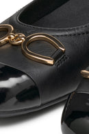 Geox Kadın Siyah Annytah Toka Detaylı Deri Babet | Derimod Geox Kadın Siyah Annytah Toka Detaylı Deri Babet | Derimod