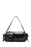 Women's Black Long Strap Shoulder Bag | Derimod Women's Black Long Strap Shoulder Bag | Derimod