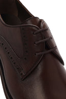 Men's Brown Laced Leather Classic Shoes | Derimod Men's Brown Laced Leather Classic Shoes | Derimod