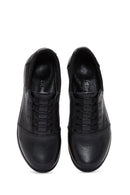 Women's Black Leather Sneaker | Derimod Women's Black Leather Sneaker | Derimod