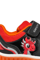 Geox Erkek Bebek Siyah Inek Bantlı Deri Sneaker | Derimod Geox Erkek Bebek Siyah Inek Bantlı Deri Sneaker | Derimod