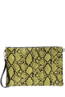 Women's Snakeskin Patterned Clutch Bag | Derimod Women's Snakeskin Patterned Clutch Bag | Derimod