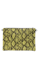 Women's Snakeskin Patterned Clutch Bag | Derimod Women's Snakeskin Patterned Clutch Bag | Derimod