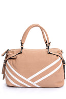 Women's Striped Shoulder Bag | Derimod Women's Striped Shoulder Bag | Derimod