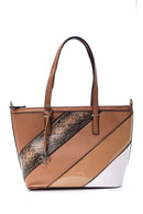 Women's Crocodile Detailed Shoulder Bag | Derimod Women's Crocodile Detailed Shoulder Bag | Derimod