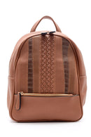 Women's Crocodile Detailed Backpack | Derimod Women's Crocodile Detailed Backpack | Derimod