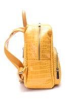 Women's Crocodile Patterned Backpack | Derimod Women's Crocodile Patterned Backpack | Derimod