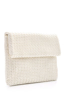 Women's Straw Portfolio Bag | Derimod Women's Straw Portfolio Bag | Derimod