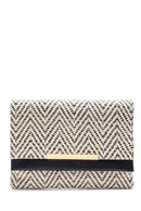 Women's Straw Portfolio Bag | Derimod Women's Straw Portfolio Bag | Derimod