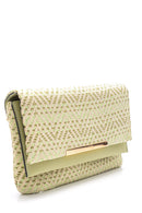 Women's Straw Portfolio Bag | Derimod Women's Straw Portfolio Bag | Derimod