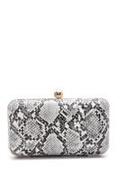 Women's Crocodile Patterned Clutch Bag | Derimod Women's Crocodile Patterned Clutch Bag | Derimod