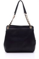 Kadın Siyah Suni Deri Omuz Çantası | Derimod Kadın Siyah Suni Deri Omuz Çantası | Derimod