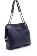 Kadın Lacivert Suni Deri Omuz Çantası | Derimod Kadın Lacivert Suni Deri Omuz Çantası | Derimod