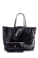 Women's Crocodile Patterned Bag | Derimod Women's Crocodile Patterned Bag | Derimod