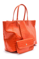 Women's Crocodile Patterned Bag | Derimod Women's Crocodile Patterned Bag | Derimod