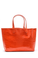 Women's Crocodile Patterned Bag | Derimod Women's Crocodile Patterned Bag | Derimod
