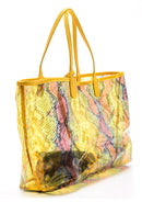 WOMEN'S CROCOTE PATTERNED TRANSPARENT BAG | Derimod WOMEN'S CROCOTE PATTERNED TRANSPARENT BAG | Derimod