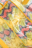 WOMEN'S CROCOTE PATTERNED TRANSPARENT BAG | Derimod WOMEN'S CROCOTE PATTERNED TRANSPARENT BAG | Derimod