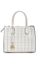 Kadın Beyaz Suni Deri Kol Çantası | Derimod Kadın Beyaz Suni Deri Kol Çantası | Derimod