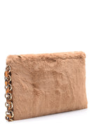 Women's Plush Portfolio Bag | Derimod Women's Plush Portfolio Bag | Derimod