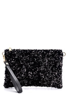 Women's Sequin Clutch Bag | Derimod Women's Sequin Clutch Bag | Derimod