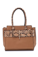 Women's Crocodile Detailed Shoulder Bag | Derimod Women's Crocodile Detailed Shoulder Bag | Derimod