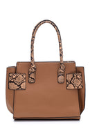 Women's Crocodile Detailed Shoulder Bag | Derimod Women's Crocodile Detailed Shoulder Bag | Derimod
