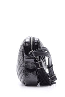 Women's Patent Leather Quilted Crossbody Bag | Derimod Women's Patent Leather Quilted Crossbody Bag | Derimod