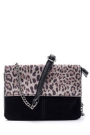 Women's Leopard Detailed Crossbody Bag | Derimod Women's Leopard Detailed Crossbody Bag | Derimod