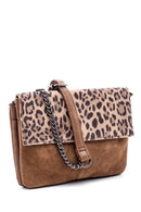 Women's Leopard Detailed Crossbody Bag | Derimod Women's Leopard Detailed Crossbody Bag | Derimod