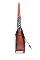 Women's Chain Detailed Shoulder Bag | Derimod Women's Chain Detailed Shoulder Bag | Derimod