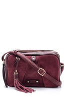 Women's Suede Crossbody Bag | Derimod Women's Suede Crossbody Bag | Derimod