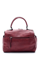 Women's Suede Detailed Shoulder Bag | Derimod Women's Suede Detailed Shoulder Bag | Derimod