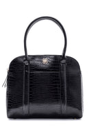 Women's Crocodile Detailed Shoulder Bag | Derimod Women's Crocodile Detailed Shoulder Bag | Derimod