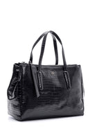 Women's Crocodile Patterned Shoulder Bag | Derimod Women's Crocodile Patterned Shoulder Bag | Derimod