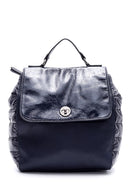 Women's Patent Leather Detailed Backpack | Derimod Women's Patent Leather Detailed Backpack | Derimod