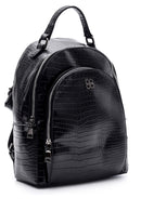 Women's Crocodile Detailed Backpack | Derimod Women's Crocodile Detailed Backpack | Derimod