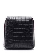 Women's Crocodile Patterned Crossbody Bag | Derimod Women's Crocodile Patterned Crossbody Bag | Derimod