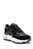 Women's Suede Detailed Sneaker | Derimod Women's Suede Detailed Sneaker | Derimod