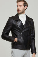 Escobar-x Erkek Deri Ceket | Derimod Escobar-x Erkek Deri Ceket | Derimod