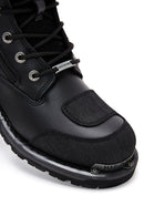 Harley Davidson Men's Black Riddick Leather Boots | Derimod Harley Davidson Men's Black Riddick Leather Boots | Derimod