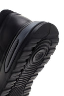 Erkek Siyah Deri Casual Sneaker | Derimod Erkek Siyah Deri Casual Sneaker | Derimod
