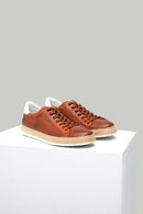 Delikli Taba Erkek Deri Espadril | Derimod Delikli Taba Erkek Deri Espadril | Derimod