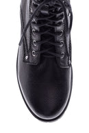 Women's Heeled Laced Leather Boots | Derimod Women's Heeled Laced Leather Boots | Derimod