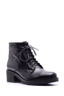 Women's Lace-Up Leather Boots | Derimod Women's Lace-Up Leather Boots | Derimod