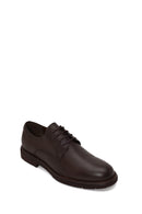 Male Brown Lace-up Leather Casual Shoes | Derimod Male Brown Lace-up Leather Casual Shoes | Derimod