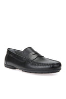 Geox Men's Black U Moner 2Fit Casual Leather Loafer | Derimod Geox Men's Black U Moner 2Fit Casual Leather Loafer | Derimod