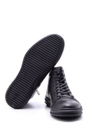 Men's Zipper Detailed Leather Boots | Derimod Men's Zipper Detailed Leather Boots | Derimod