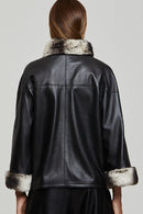 Della Kadın Deri Ceket | Derimod Della Kadın Deri Ceket | Derimod