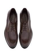 Men's Brown Laced Leather Classic Shoes | Derimod Men's Brown Laced Leather Classic Shoes | Derimod
